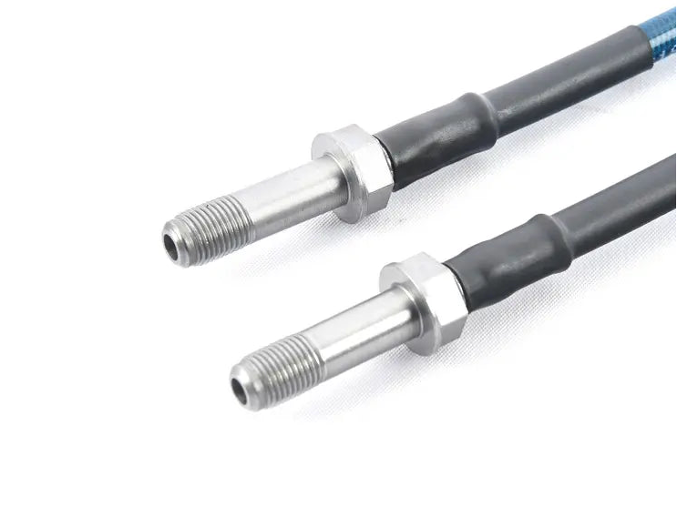 Load image into Gallery viewer, E46 Turner Motorsport Stainless Steel Brake Lines - Rear
