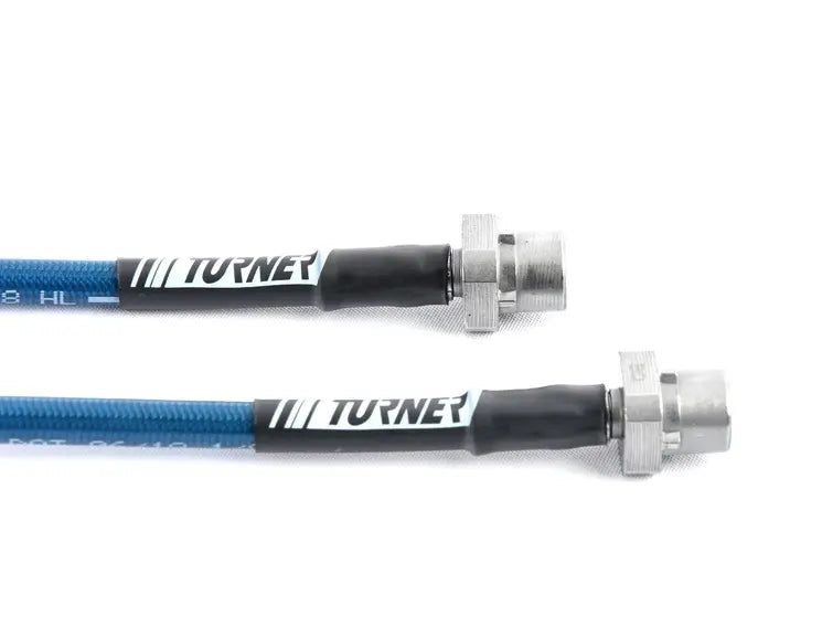 Load image into Gallery viewer, E46 Turner Motorsport Stainless Steel Brake Lines - Rear
