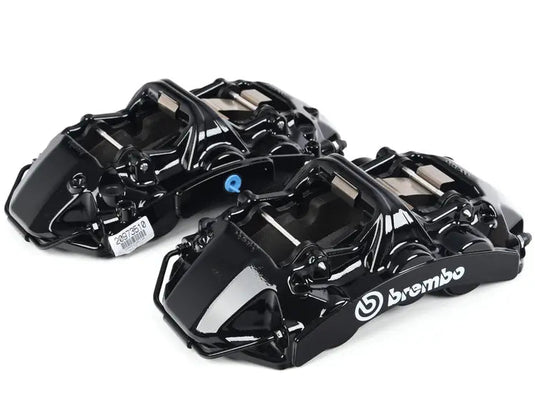 01-06 M3 (E46), Front, Drilled, Black, 6 Piston, 355x32 2-Piece