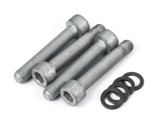 01-06 M3 (E46), Rear, Drilled, Black, 4 Piston, 345x28 2-Piece