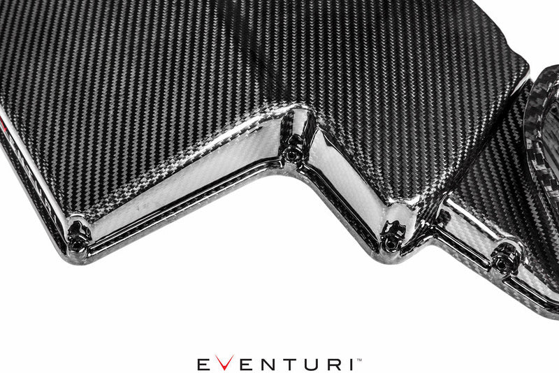 Load image into Gallery viewer, Eventuri BMW E9X M3 (S65) Black Carbon Airbox Lid - Gloss
