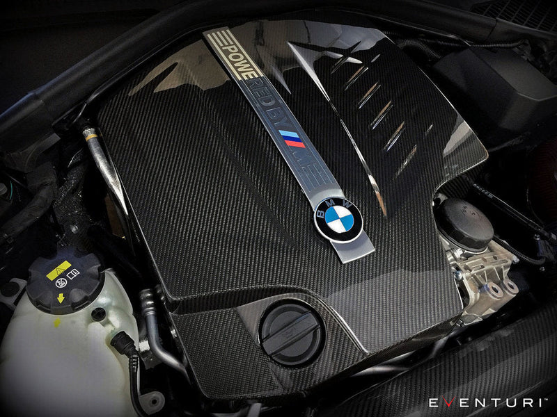 Load image into Gallery viewer, Eventuri BMW F87 M2 N55 Black Carbon Engine Cover
