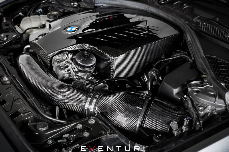 Load image into Gallery viewer, Eventuri BMW F-Chassis N55 Black Carbon Intake System - V2
