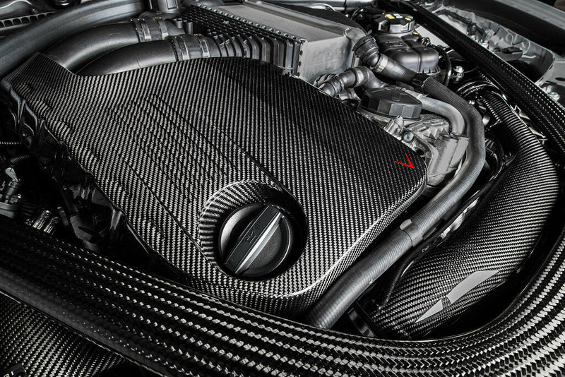 Load image into Gallery viewer, Eventuri BMW F8X M3 / M4 S55 Black Carbon Engine Cover
