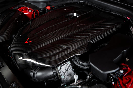 Eventuri G29 Z4 / A90 Supra (B58) Black Carbon Engine Cover