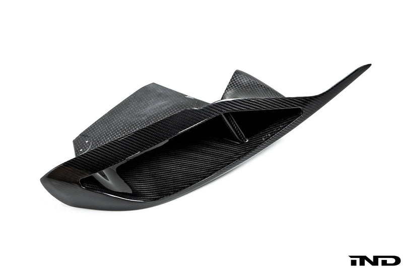 Load image into Gallery viewer, Eventuri Toyota A90 Supra Black Carbon Headlamp Race Duct

