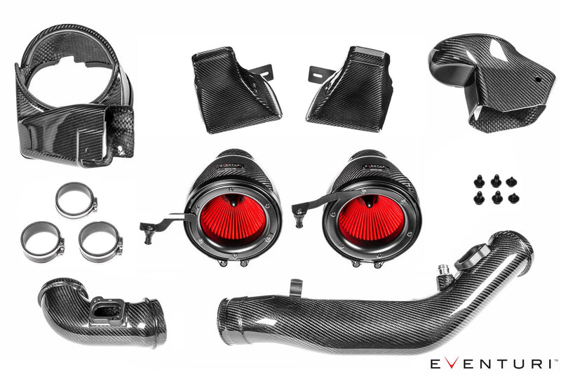 Load image into Gallery viewer, Eventuri BMW F8X M3 / M4 Black Carbon Intake System - V2
