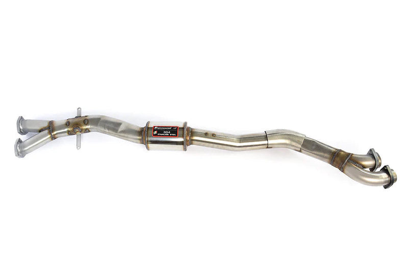 Load image into Gallery viewer, Supersprint E46 M3 Stainless Center X-Pipe - Resonated
