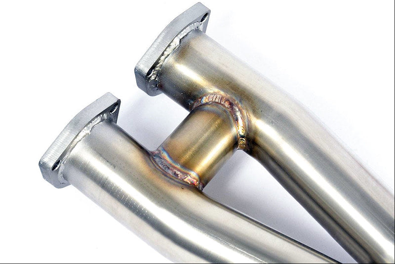 Load image into Gallery viewer, Supersprint E46 M3 Stainless Center H-Pipe - Non-Resonated
