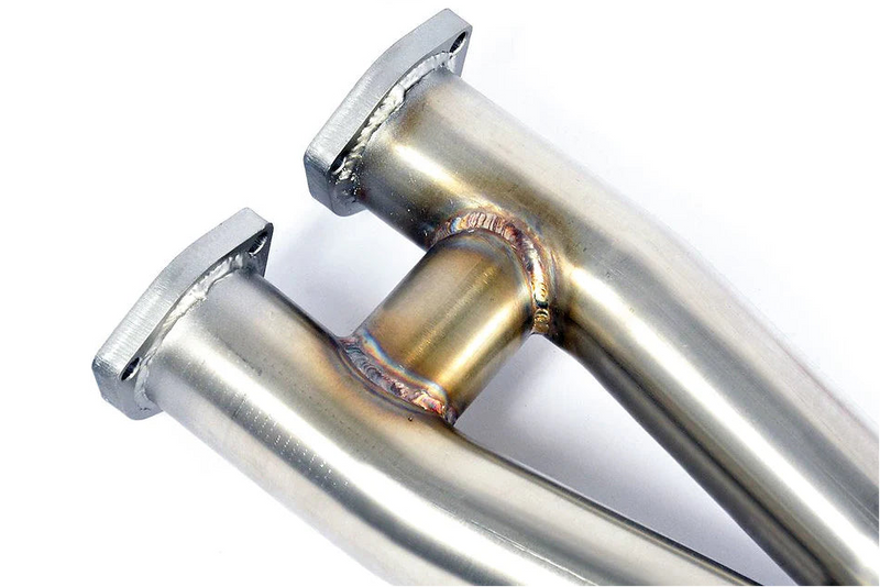 Load image into Gallery viewer, Supersprint E46 M3 Stainless Center H-Pipe - Non-Resonated
