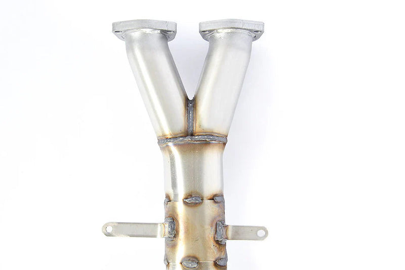 Load image into Gallery viewer, Supersprint E46 M3 Stainless Center X-Pipe - Resonated
