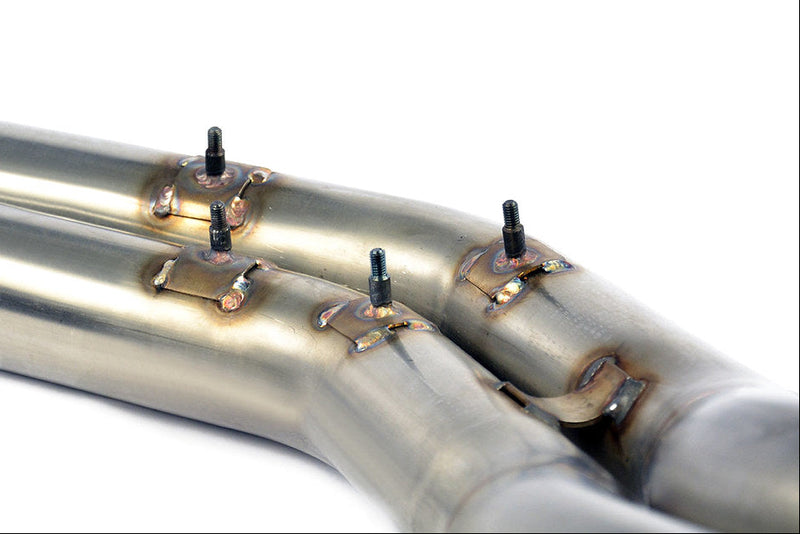 Load image into Gallery viewer, Supersprint E46 M3 Stainless Center H-Pipe - Non-Resonated
