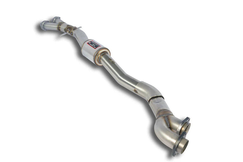 Load image into Gallery viewer, Supersprint E46 M3 Stainless Center X-Pipe - Resonated
