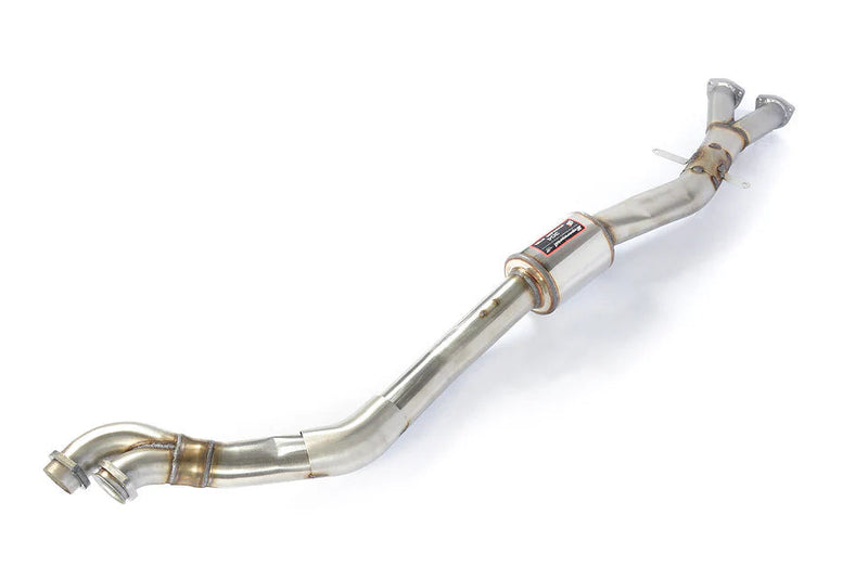 Load image into Gallery viewer, Supersprint E46 M3 Stainless Center X-Pipe - Resonated
