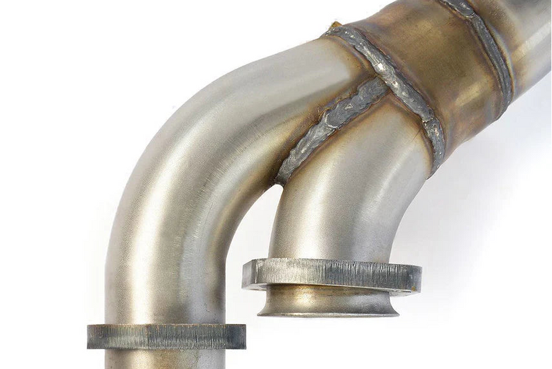 Load image into Gallery viewer, Supersprint E46 M3 Stainless Center X-Pipe - Non-Resonated
