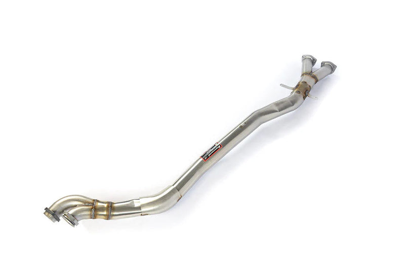 Load image into Gallery viewer, Supersprint E46 M3 Stainless Center X-Pipe - Non-Resonated
