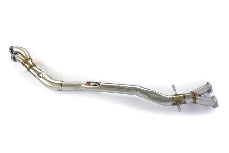 Load image into Gallery viewer, Supersprint E46 M3 Stainless Center X-Pipe - Non-Resonated
