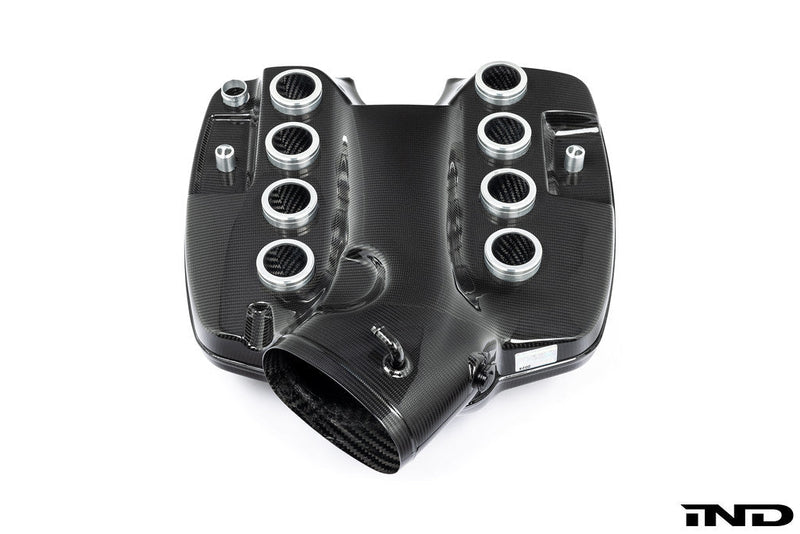 Load image into Gallery viewer, Karbonius E9X M3 (S65) Carbon Inlet Plenum and Intake System - Roundel Style

