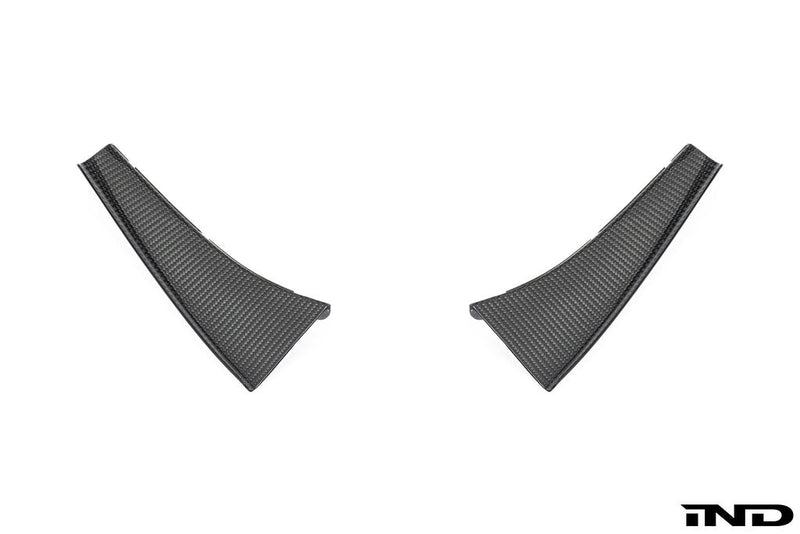 Load image into Gallery viewer, Karbonius E46 M3 Carbon Front Bumper Canard Set
