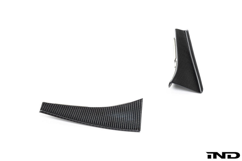 Load image into Gallery viewer, Karbonius E46 M3 Carbon Front Bumper Canard Set

