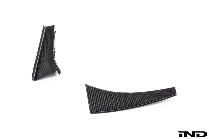 Load image into Gallery viewer, Karbonius E46 M3 Carbon Front Bumper Canard Set
