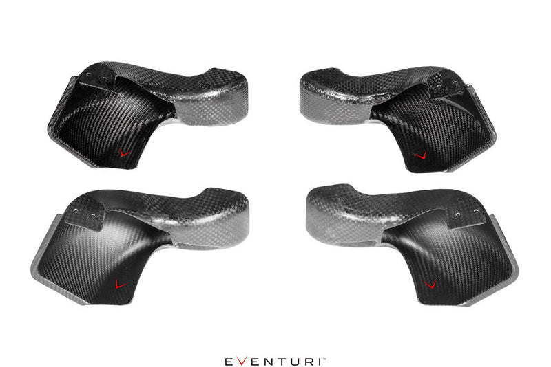 Load image into Gallery viewer, Eventuri BMW G8X M3 / M4 Black Carbon Intake Scoop Set
