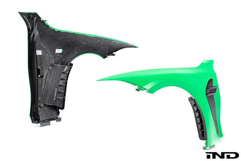 Load image into Gallery viewer, Karbonius G80 M3 Carbon Vented Front Fender Set
