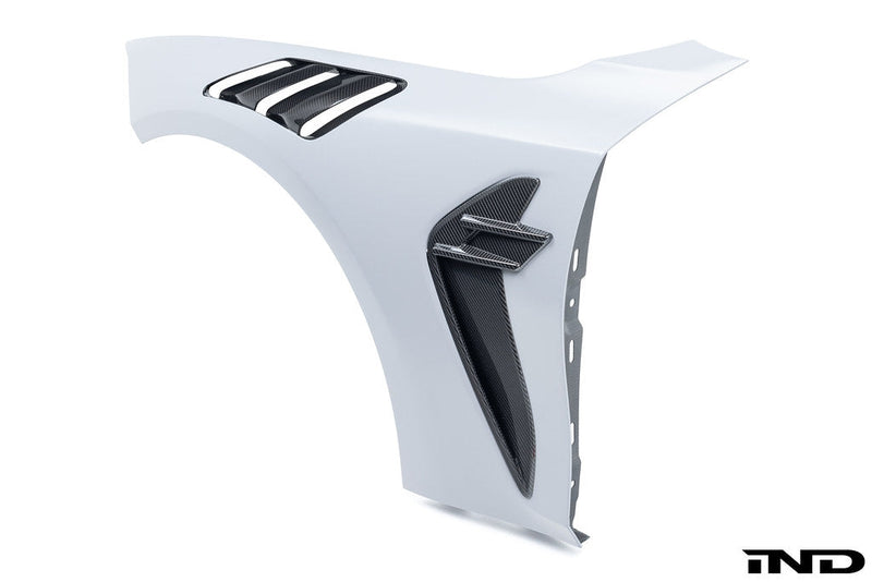 Load image into Gallery viewer, Karbonius G80 M3 Carbon Vented Front Fender Set
