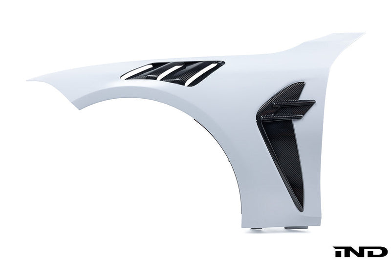 Load image into Gallery viewer, Karbonius G80 M3 Carbon Vented Front Fender Set
