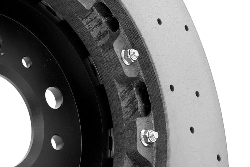 Load image into Gallery viewer, MMX Performance G8X M2 / M3 / M4 2-Piece Floating Carbon Ceramic Rotor Conversion - Rear 370x24mm
