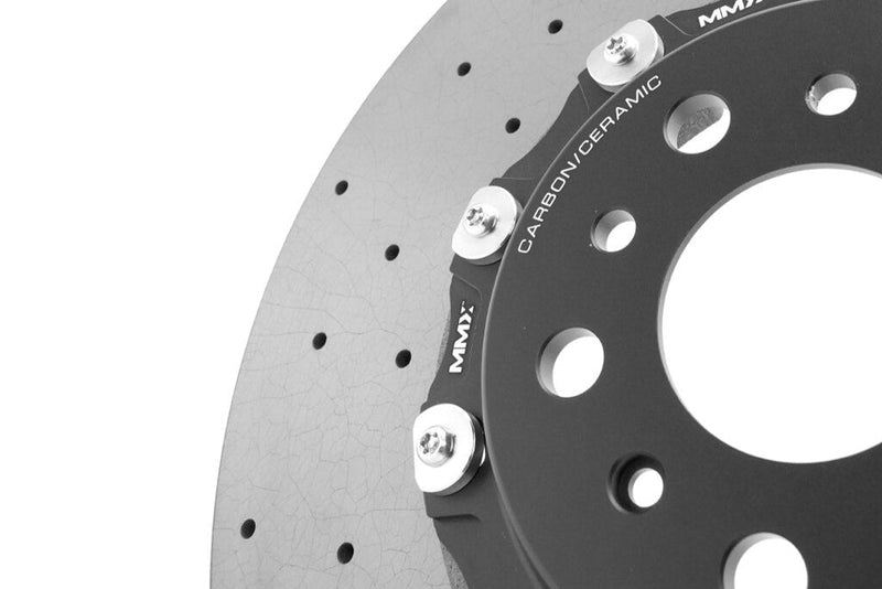 Load image into Gallery viewer, MMX Performance G8X M2 / M3 / M4 2-Piece Floating Carbon Ceramic Rotor Conversion - Rear 370x24mm
