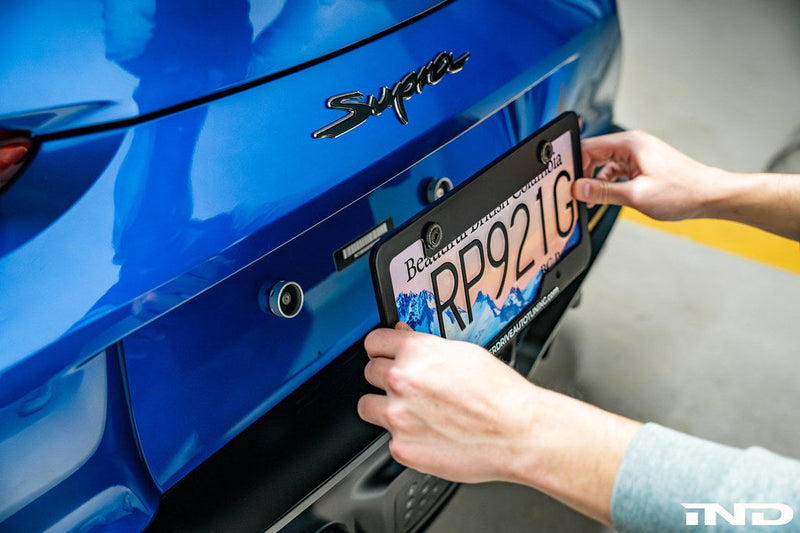 Load image into Gallery viewer, Carbonex A9X GR Supra Magnetic Rear License Plate Mount
