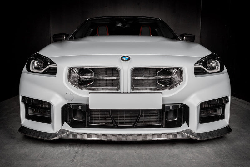 Load image into Gallery viewer, Eventuri BMW G87 M2 Black Carbon Intake Scoop Set
