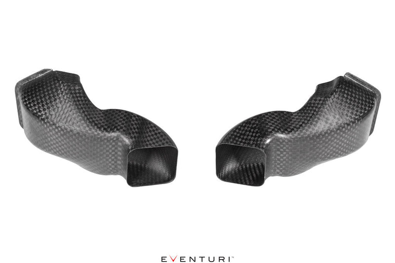 Load image into Gallery viewer, Eventuri BMW G87 M2 Black Carbon Intake Scoop Set
