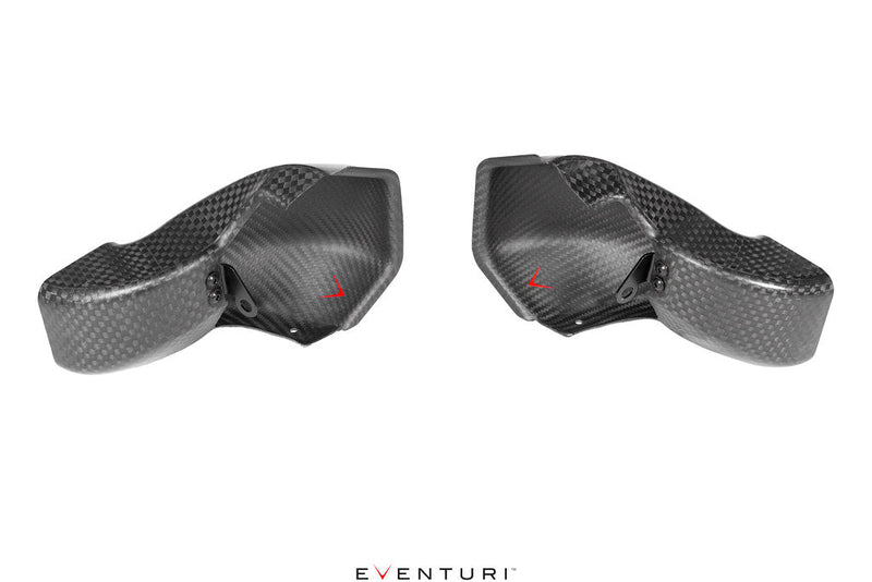 Load image into Gallery viewer, Eventuri BMW G87 M2 Black Carbon Intake Scoop Set
