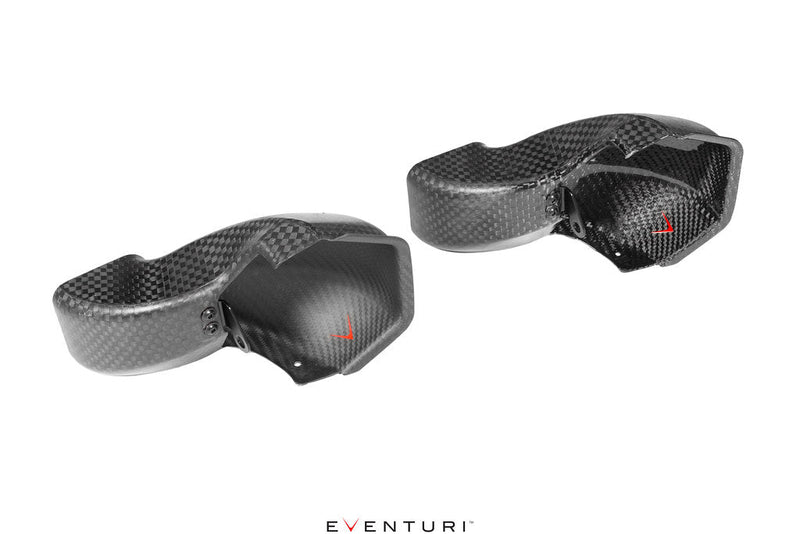 Load image into Gallery viewer, Eventuri BMW G87 M2 Black Carbon Intake Scoop Set
