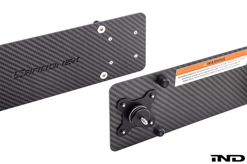 Load image into Gallery viewer, Carbonex A9X GR Supra Magnetic Rear License Plate Mount - Euro Plate
