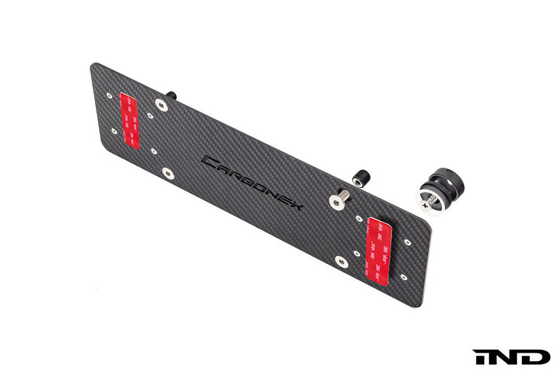 Load image into Gallery viewer, Carbonex BMW Magnetic Rear License Plate Mount - Euro Plate
