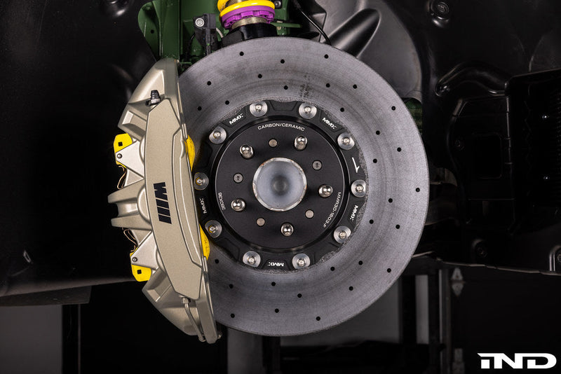 Load image into Gallery viewer, MMX Performance G8X M2 / M3 / M4 2-Piece Floating Carbon Ceramic Rotor Conversion - Front 380x36mm
