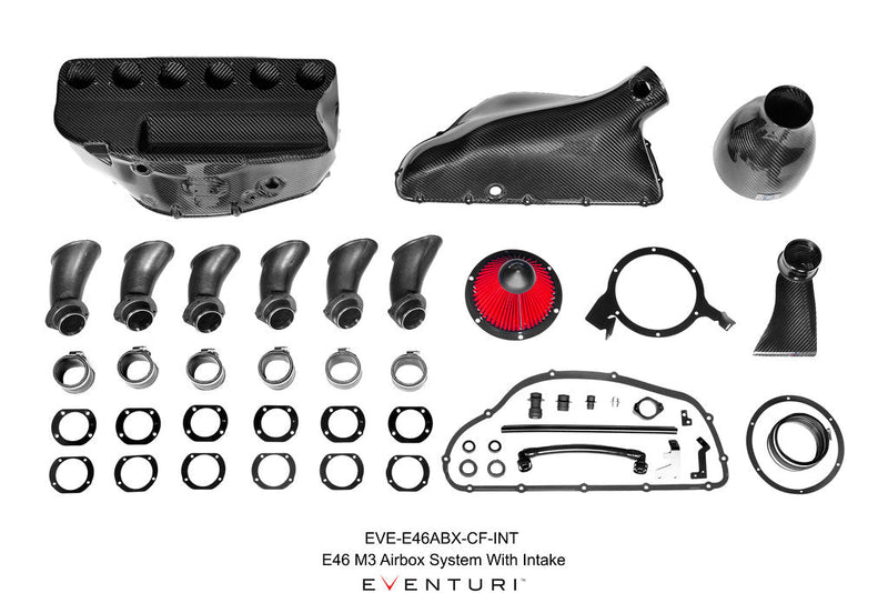 Load image into Gallery viewer, Eventuri E46 M3 Hybrid Carbon Airbox System
