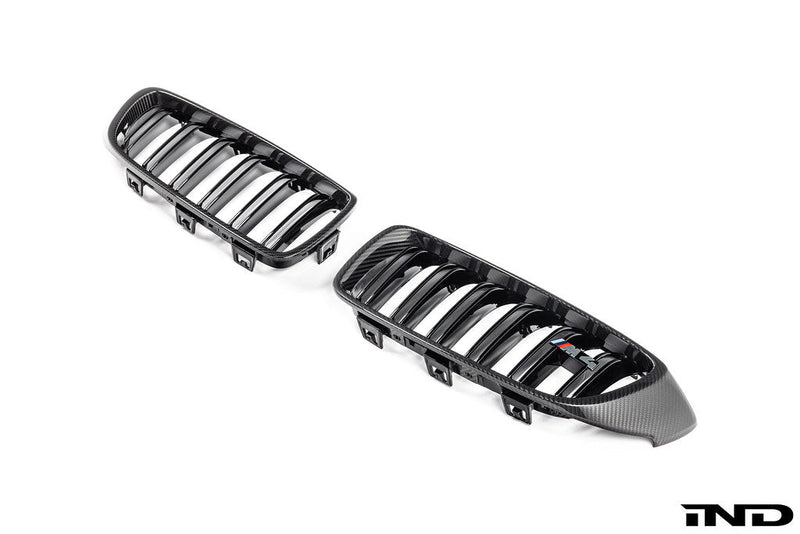 Load image into Gallery viewer, Karbonius F8X M3 / M4 Carbon Fiber Front Grille Set
