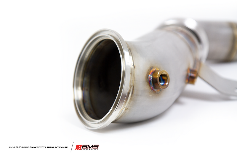 Load image into Gallery viewer, AMS Performance Toyota GR Supra Stainless Steel Race Downpipe
