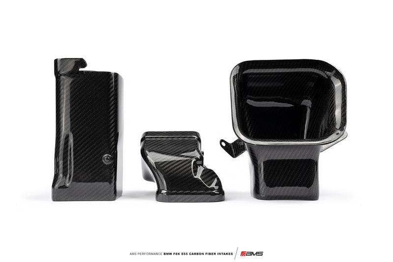 Load image into Gallery viewer, AMS PERFORMANCE F8X M3/M4 S55 CARBON INTAKES
