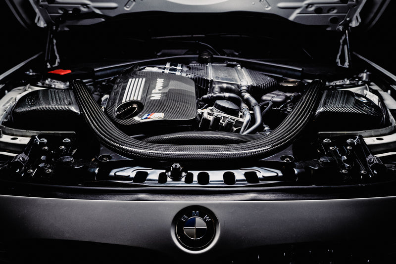 Load image into Gallery viewer, AMS PERFORMANCE F8X M3/M4 S55 CARBON INTAKES

