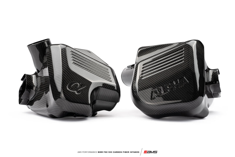 Load image into Gallery viewer, AMS PERFORMANCE F8X M3/M4 S55 CARBON INTAKES
