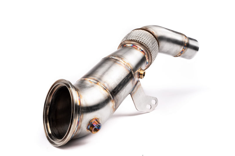 Load image into Gallery viewer, AMS Performance Toyota GR Supra Street Downpipe w/ GESI Catalytic Converter
