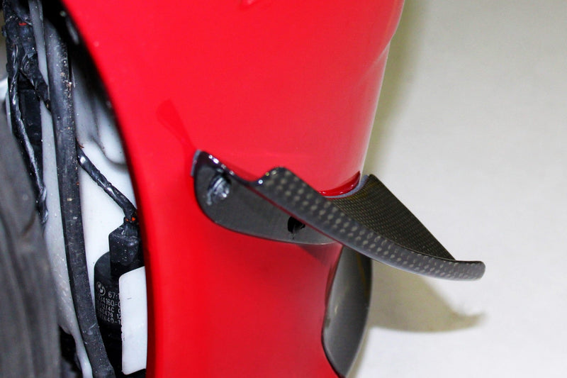 Load image into Gallery viewer, Karbonius E46 M3 Carbon Front Bumper Canard Set
