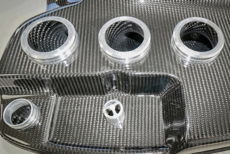 Load image into Gallery viewer, Karbonius E9X M3 (S65) Carbon Inlet Plenum - Race
