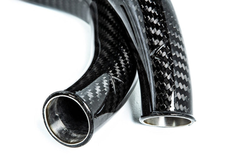 Load image into Gallery viewer, Eventuri BMW F8X M2C M3 M4 S55 Black Carbon Charge Pipe Set - Gloss
