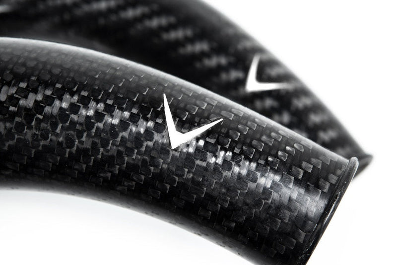 Load image into Gallery viewer, Eventuri BMW F8X M2C M3 M4 S55 Black Carbon Charge Pipe Set - Matte
